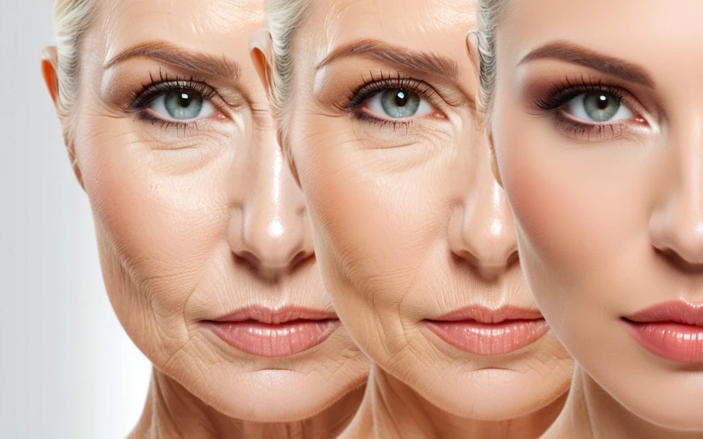 Conceptual beauty portrait illustrating skin rejuvenation and anti-aging benefits of antioxidants